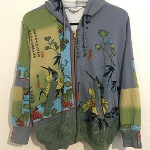 Citron Santa Monica Tops - Citron Santa Monica Geisha Zip Hoodie Sweater RARE Citron Santa Monica Tops - Citron Santa Monica Geisha Zip Hoodie Sweater RARE
